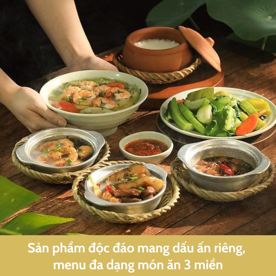 Món ăn độc đáo, menu đa dạng