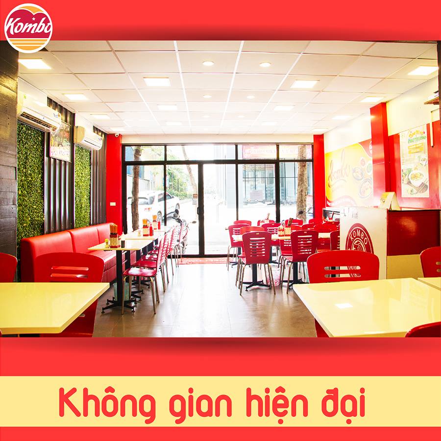 Không gian hiện đại bên trong cửa hàng Kombo