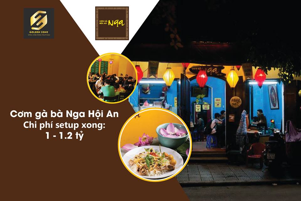 Nhượng quyền thương hiệu cơm gà bà Nga nổi tiếng Hội An