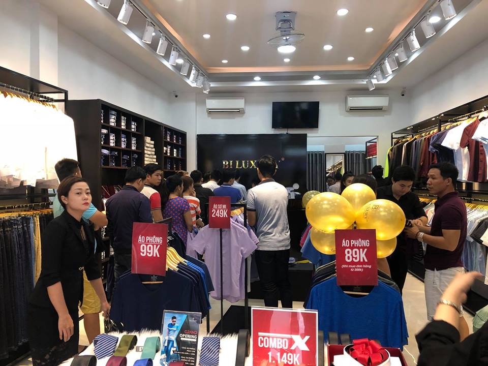Thương hiệu Biluxury hút khách ngày khai trương